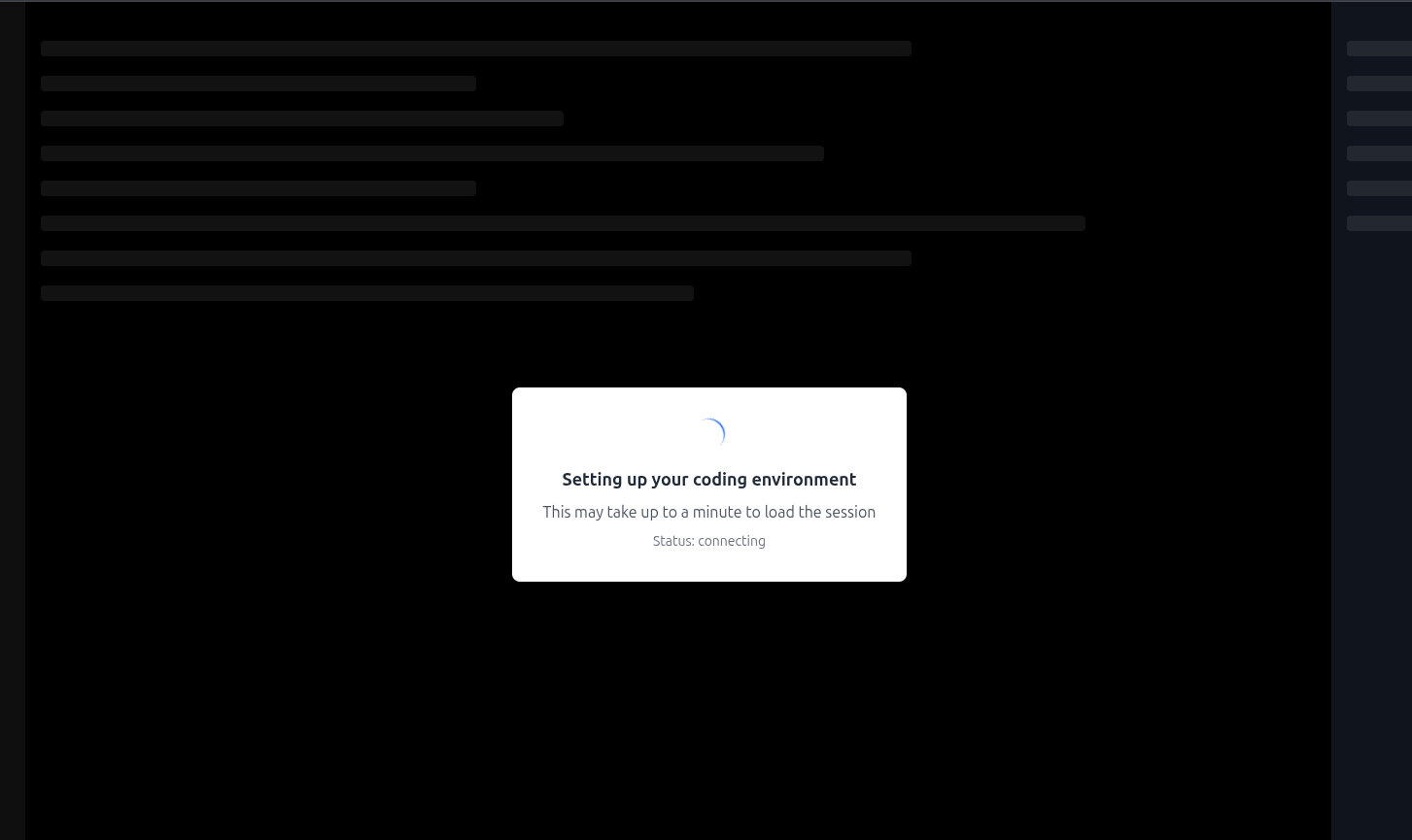 Cloud IDE screenshot 2