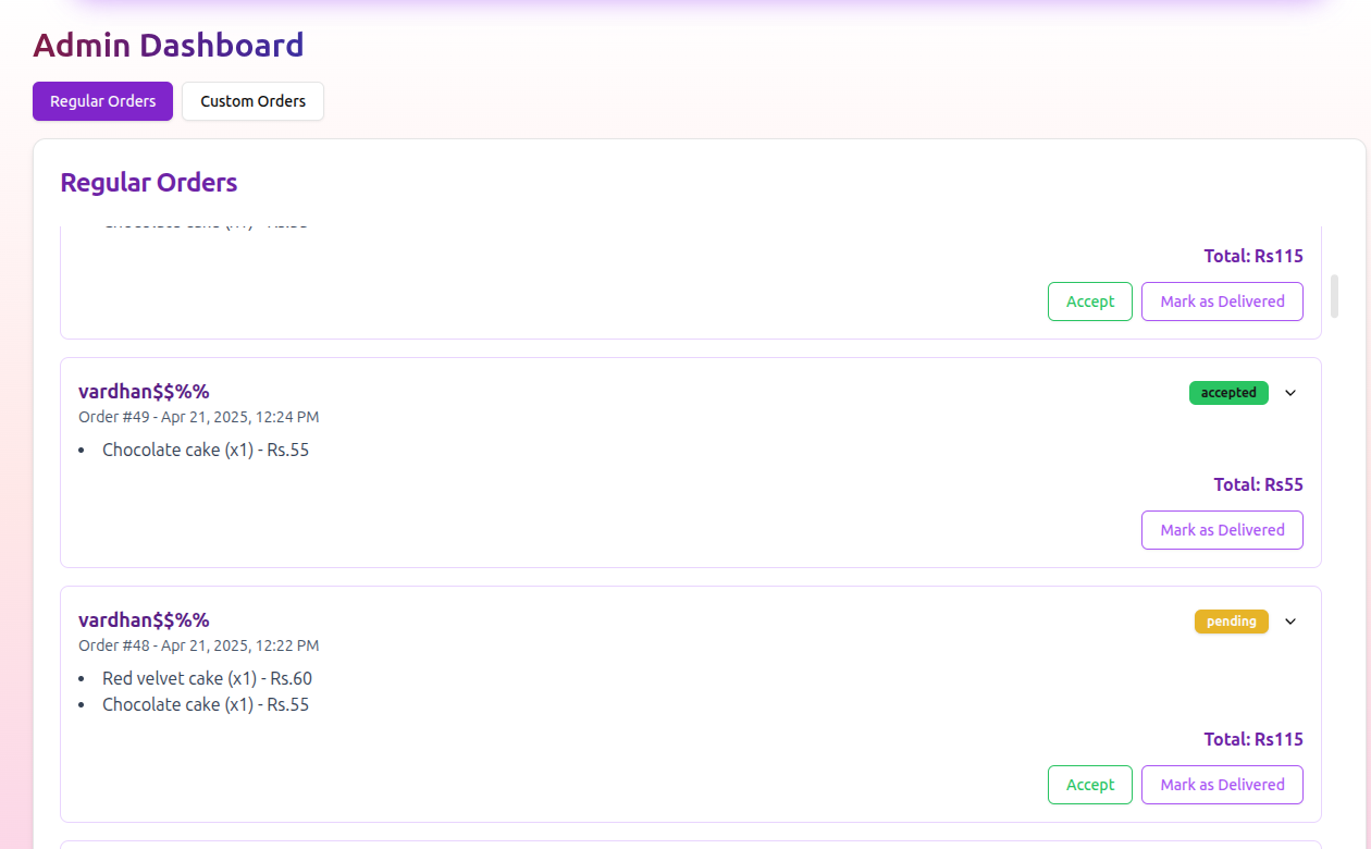 CakeHub - E-Commerce Bakery Website screenshot 3